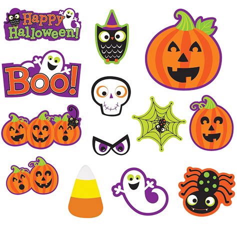 Halloween Cute Characters Cutouts Mega Value Pack | Party City | Kids