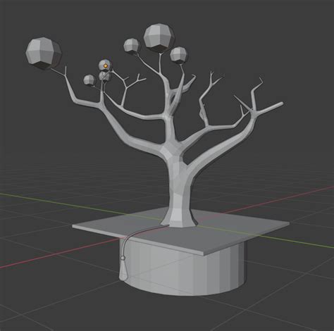 Modeling How To Add Objects To Tree Branches Blender Stack Exchange