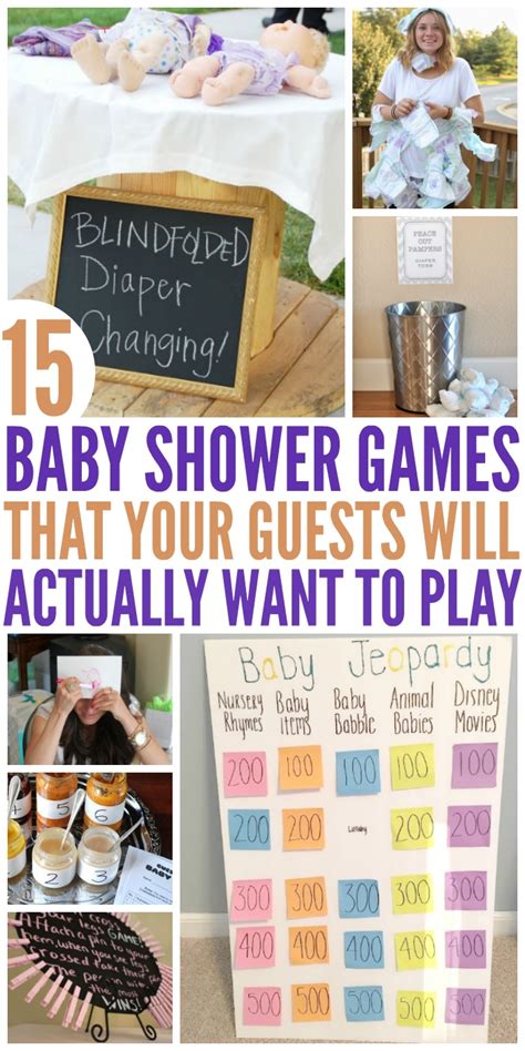 15 Hilariously Fun Baby Shower Games