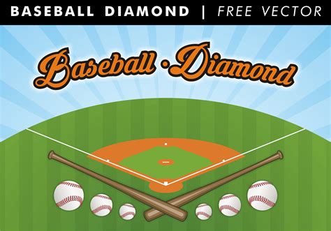 Download Baseball Diamond Free Vector - Download Free Vector Art ...