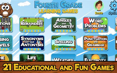 Fourth Grade Learning Games Android Game Apk Comkevinbradfordgames