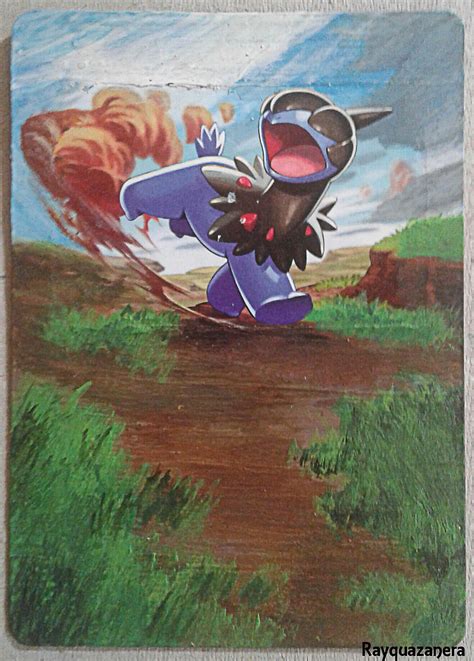 Deino Card By Rayquazanera Pokemon Deino Art Hd Phone Wallpaper Pxfuel