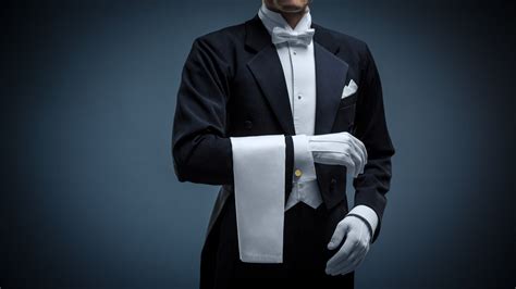 Download Wallpaper Butler Uniform Elegant Man Style Resolution