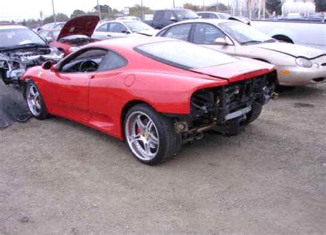 Maybe you would like to learn more about one of these? Ferrari F1 360 Modena Spider For Sale - Wrecked, repairable exotic cars for sale - Ferrari ...