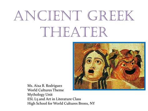 Ppt Ancient Greek Theater Powerpoint Presentation Free Download Id