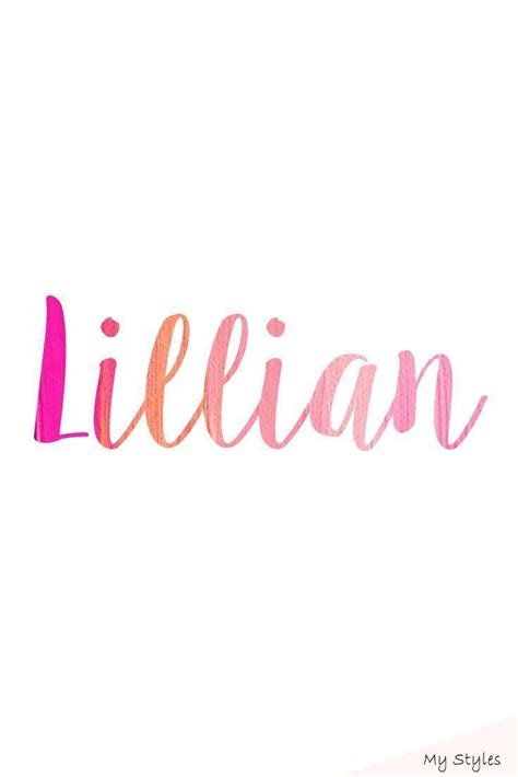 Lillian Preppy Baby Names I Babynamen Baby Names