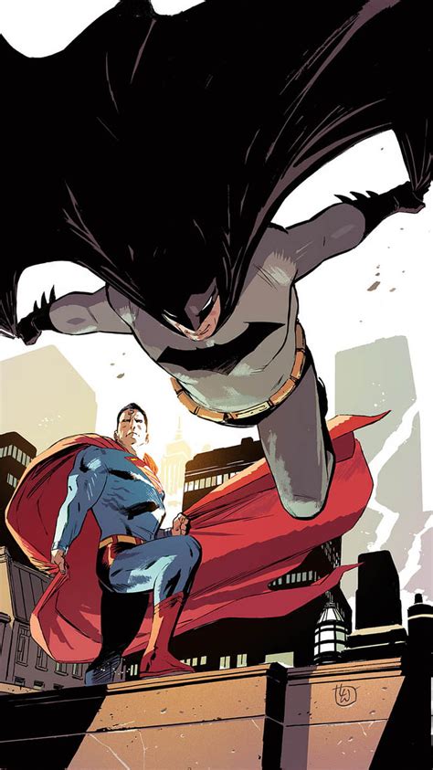 Batman V Superman Bruce Wayne Clark Kent Dc Comics Drawing Gotham City Hd Phone Wallpaper