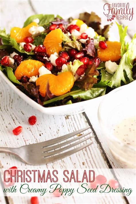Either way i call it delicious! Christmas Salad with Creamy Poppy Seed Dressing | Favorite ...
