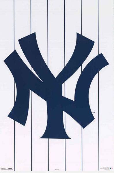 New York Yankees Baseball Team Logo Poster 22x34 Bananaroad