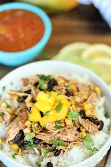 Top with cheese, cover and cook until melted, about 5 minutes. Crock Pot Mango Salsa Chicken - Easy Slow Cooker Mango Chicken
