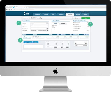 Invoicing Software & Online Invoicing | Surf Accounts