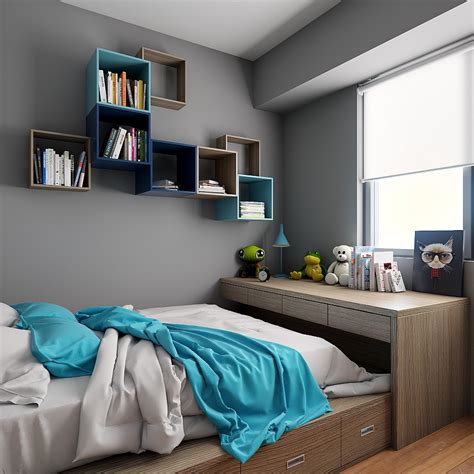 From cool beds and bedding sets to stylish furniture, functional desks, fun wall designs, and creative shelving, you'll learn how to decorate a boy's room with awesome styling. TETREES: Play Tetris With Modular Wall Shelves And Cabinets