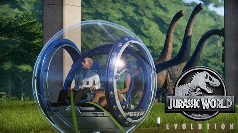 Peaceful Herbivore Valley Gyrosphere Tour Jurassic World Evolution Youtube