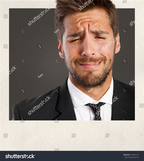 Young Man Crying On Photo Frame Stock Photo 160442726 Shutterstock