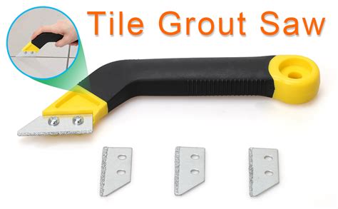 Grout Remover Tile Grout Saw Angled Grout Scraping Rake Tool With 3