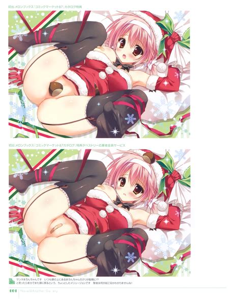Ryohka Melonbooks Marron Chan Ass Bandaid Bottomless Breasts Christmas Feet Maebari No Bra