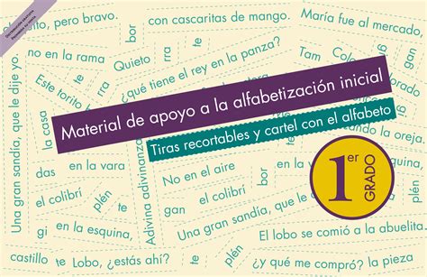 Material De Apoyo Para La Alfabetización Inicial Primer Grado 2017 2018