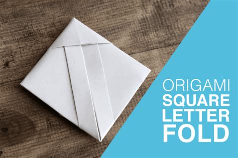 Origami Square Letterfold Tutorial