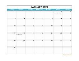 2021 calendar in excel xls format. 2021 Excel Calendar | Free Download Excel Calendar Templates