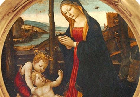 Madonna With Saint Giovannino Painting With A Ufo Historic Mysteries