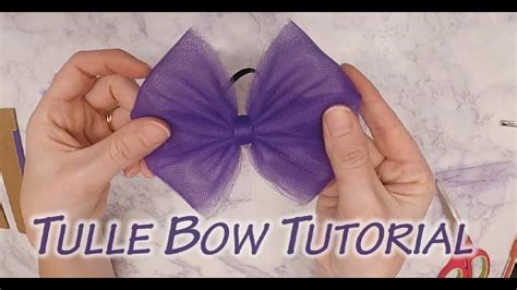 Tule Bows Tulle Hair Bows Tulle Headband Diy Tulle Diy Hair Bows