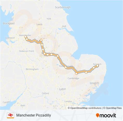 East Midlands Railway Route Schedules Stops Maps Manchester