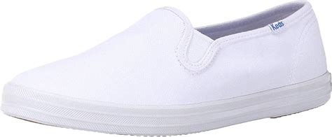Keds Womens Champion Original Canvas Slip On Sneaker White 55 Uk Uk Shoes And Bags
