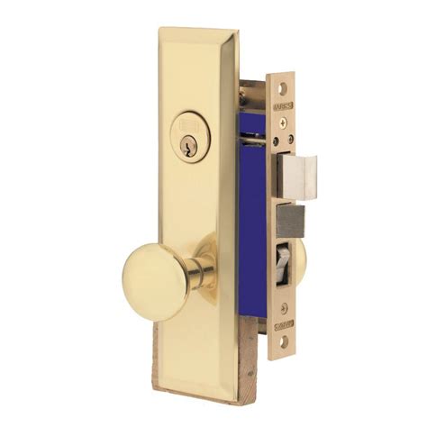 Marks Usa Brass Entry Door Knob With Double Cylinder Deadbolt 114a3