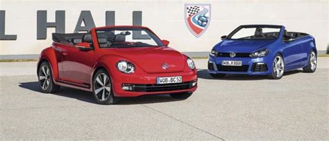 Volkswagen Beetle Cabrio Y Golf R Cabrio Todos Los Datos Oficiales