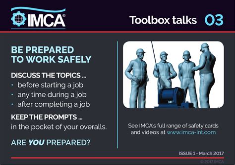 Toolbox Talks IMCA