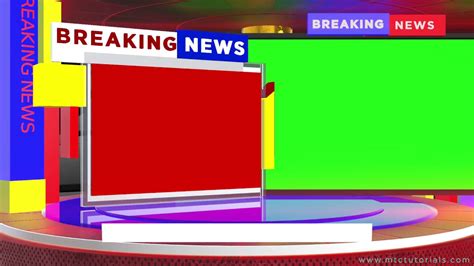 Breaking News Green Screen After Effects 2021 Video Template Youtube