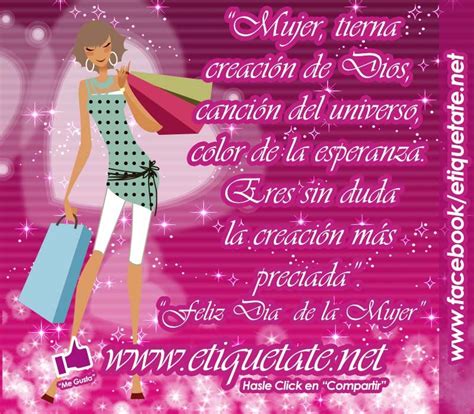 Personaliza y envía tarjetas del dia de la mujer por email, facebook, whatsapp. frases para la mujer de dios | Mujer, tierna creación de ...