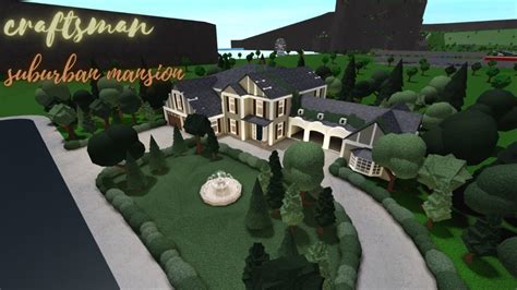 Roblox Welcome To Bloxburg French Suburban Mansion Exterior Speed
