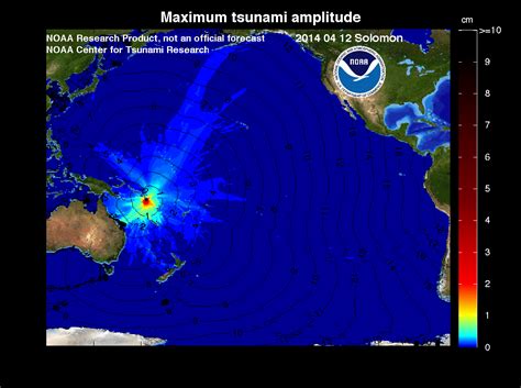 NOAA Center for Tsunami Research - Tsunami Event - April 12, 2014 Solomon Islands Tsunami