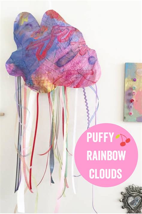 Puffy Rainbow Clouds Meri Cherry In 2022 Art Activities For Kids