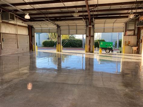 Polished Concrete Garage Floors Garage Door