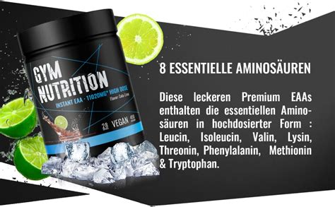 Premium Eaa Pulver Hochdosiert I Alle 8 Essentielle Aminosäuren Eaas