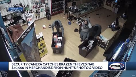 Security Footage Shows Thieves Stealing Of Camera Equipment In