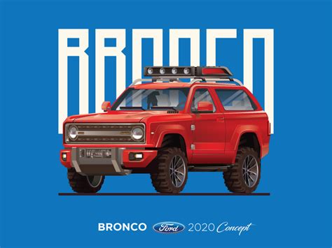 Ford Bronco 2020 Concept By Andres Gonzalez On Dribbble