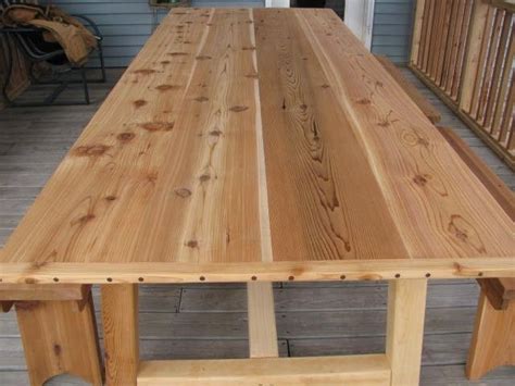 Large Outdoor Dining Table Cedar Dining Table Outdoor