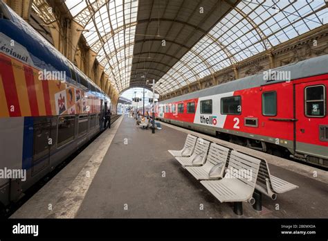 Gare De Nice Ville Railway Station In Nice France Europe Stock Photo