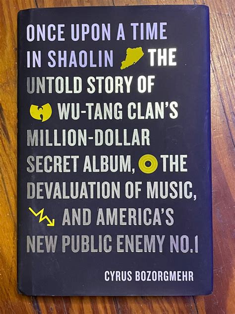 Wu Tang Clan Once Upon In Shaolin Hardcover First Editon Mint Grailed