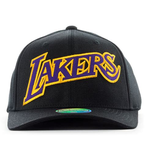 One size mitchell & ness. Mitchell and Ness snapback Jersey Logo Los Angeles Lakers ...