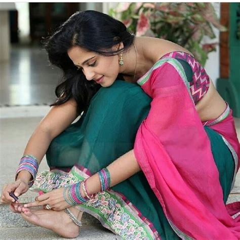 She is one of the few actress who looks amazing in saree. Anushka Shetty on Instagram: "Sweety 💗 . . Follow ...