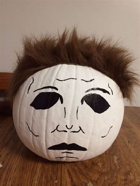 Halloween Michael Myers Pumpkin Stencil