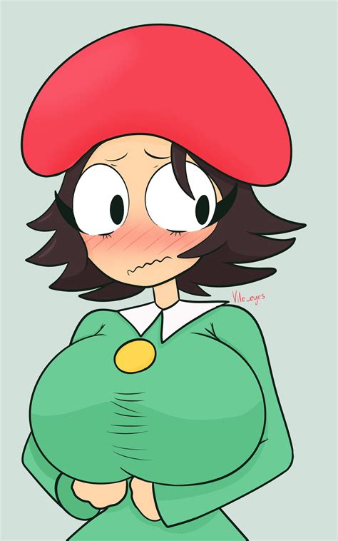 Rule 34 Adeleine Aged Up Beret Black Hair Breasts Clothing Embarrassed Female Female Only