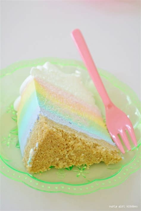 Rainbow Cheesecake No Bake Curly Girl Kitchen Recipe Rainbow