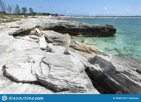 Gran Isla De Bahama Erosionada Playa Imagen De Archivo Imagen De