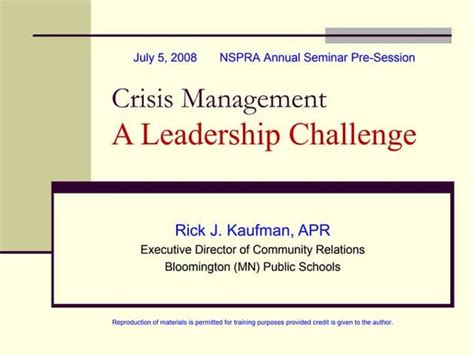 Crisis Management Training Strategies By Rims