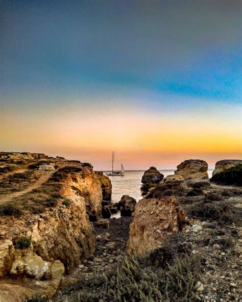 Pure Menorca Stock Photo Image Of Orange Sunset Relax 155229376